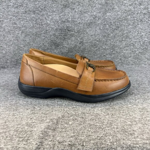 ✅Womens 9.5M Dr. Comfort Slip-on Shoes Mallory Brown Leather Diabetic Loafers - Picture 7 of 9